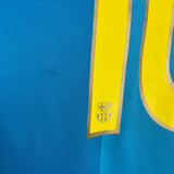 Shop 2007/08 BARCELONA RONALDINHO #10 L/S AWAY SHIRT (XL) NIKE, classic football shirts, vintage football shirts & retro soccer jerseys at Cult Kits