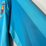 Shop 2007/08 BARCELONA RONALDINHO #10 L/S AWAY SHIRT (XL) NIKE, classic football shirts, vintage football shirts & retro soccer jerseys at Cult Kits