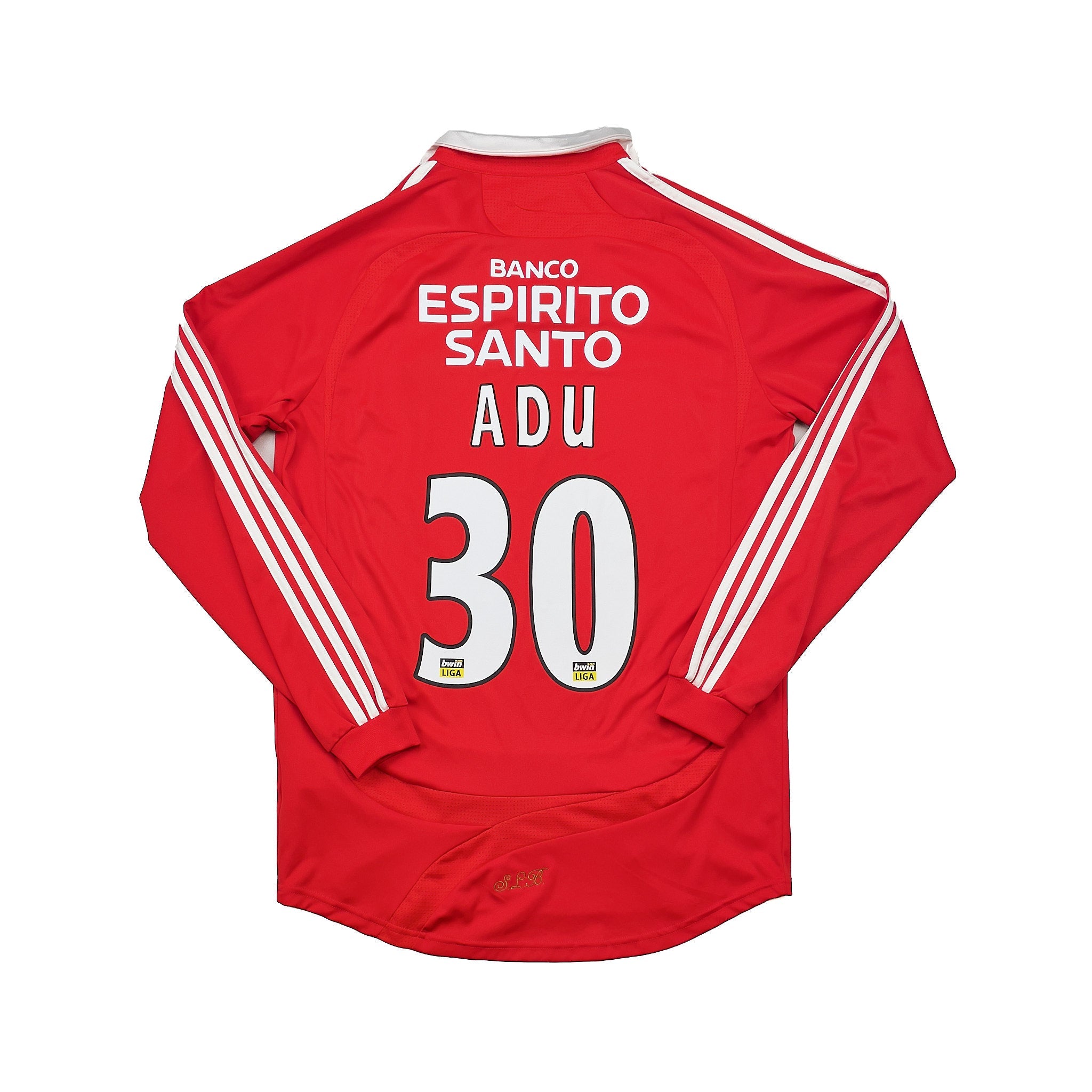 Buy 2007/08 Benfica Adu 30 L/S Home Shirt (M) Adidas ~ Free worldwide shipping available ~ Authentic Vintage Football Shirts from Cult Kits