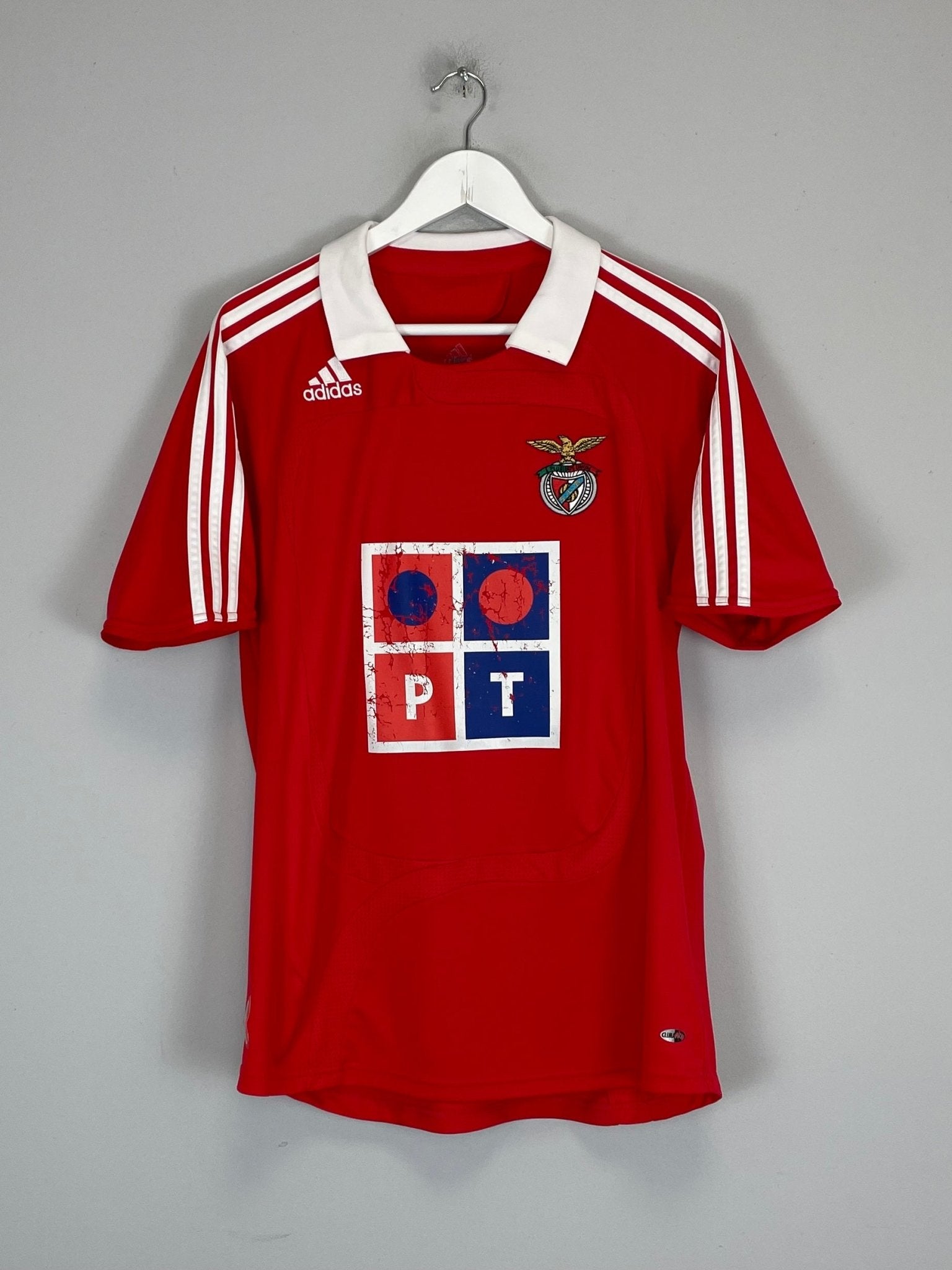 Shop 2007/08 BENFICA HOME SHIRT (XL) ADIDAS, classic football shirts, vintage football shirts & retro soccer jerseys at Cult Kits