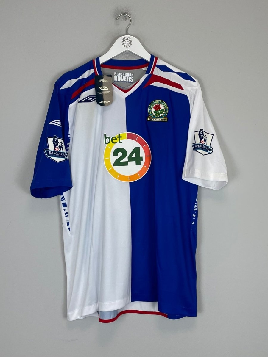 2007/08 BLACKBURN ROVERS BENTLEY 11 *BNWT* HOME SHIRT (XL) UMBRO - Cult Kits - XL - Buy Vintage Football Shirts, Authentic Retro Football Shirts For Sale, Classic Football Shirts & Soccer Jersey