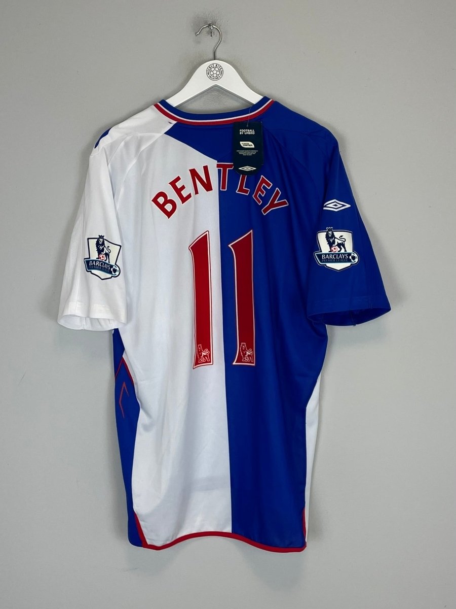 2007/08 BLACKBURN ROVERS BENTLEY 11 *BNWT* HOME SHIRT (XL) UMBRO - Cult Kits - XL - Buy Vintage Football Shirts, Authentic Retro Football Shirts For Sale, Classic Football Shirts & Soccer Jersey