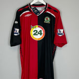 2007/08 BLACKBURN ROVERS SAMBA 4 *BNWT* AWAY SHIRT (XXL) UMBRO - Cult Kits - XXL - Buy Vintage Football Shirts, Authentic Retro Football Shirts For Sale, Classic Football Shirts & Soccer Jersey