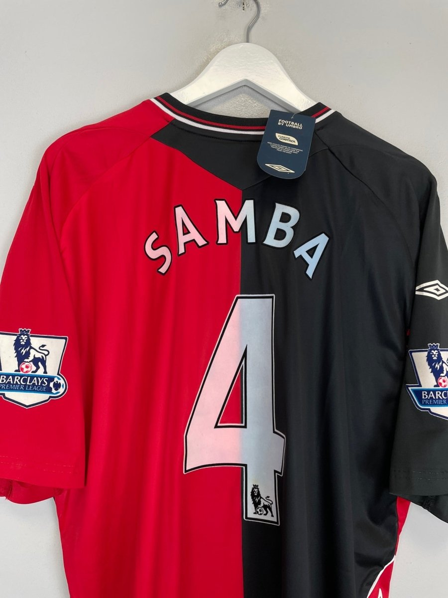 2007/08 BLACKBURN ROVERS SAMBA 4 *BNWT* AWAY SHIRT (XXL) UMBRO - Cult Kits - XXL - Buy Vintage Football Shirts, Authentic Retro Football Shirts For Sale, Classic Football Shirts & Soccer Jersey