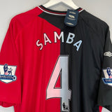 2007/08 BLACKBURN ROVERS SAMBA 4 *BNWT* AWAY SHIRT (XXL) UMBRO - Cult Kits - XXL - Buy Vintage Football Shirts, Authentic Retro Football Shirts For Sale, Classic Football Shirts & Soccer Jersey