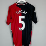 Shop 2007/08 BLACKBURN TUGAY #5 AWAY SHIRT (S) UMBRO, classic football shirts, vintage football shirts & retro soccer jerseys at Cult Kits