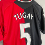 Shop 2007/08 BLACKBURN TUGAY #5 AWAY SHIRT (S) UMBRO, classic football shirts, vintage football shirts & retro soccer jerseys at Cult Kits