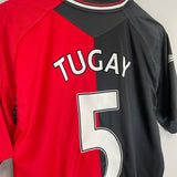 Shop 2007/08 BLACKBURN TUGAY #5 AWAY SHIRT (S) UMBRO, classic football shirts, vintage football shirts & retro soccer jerseys at Cult Kits