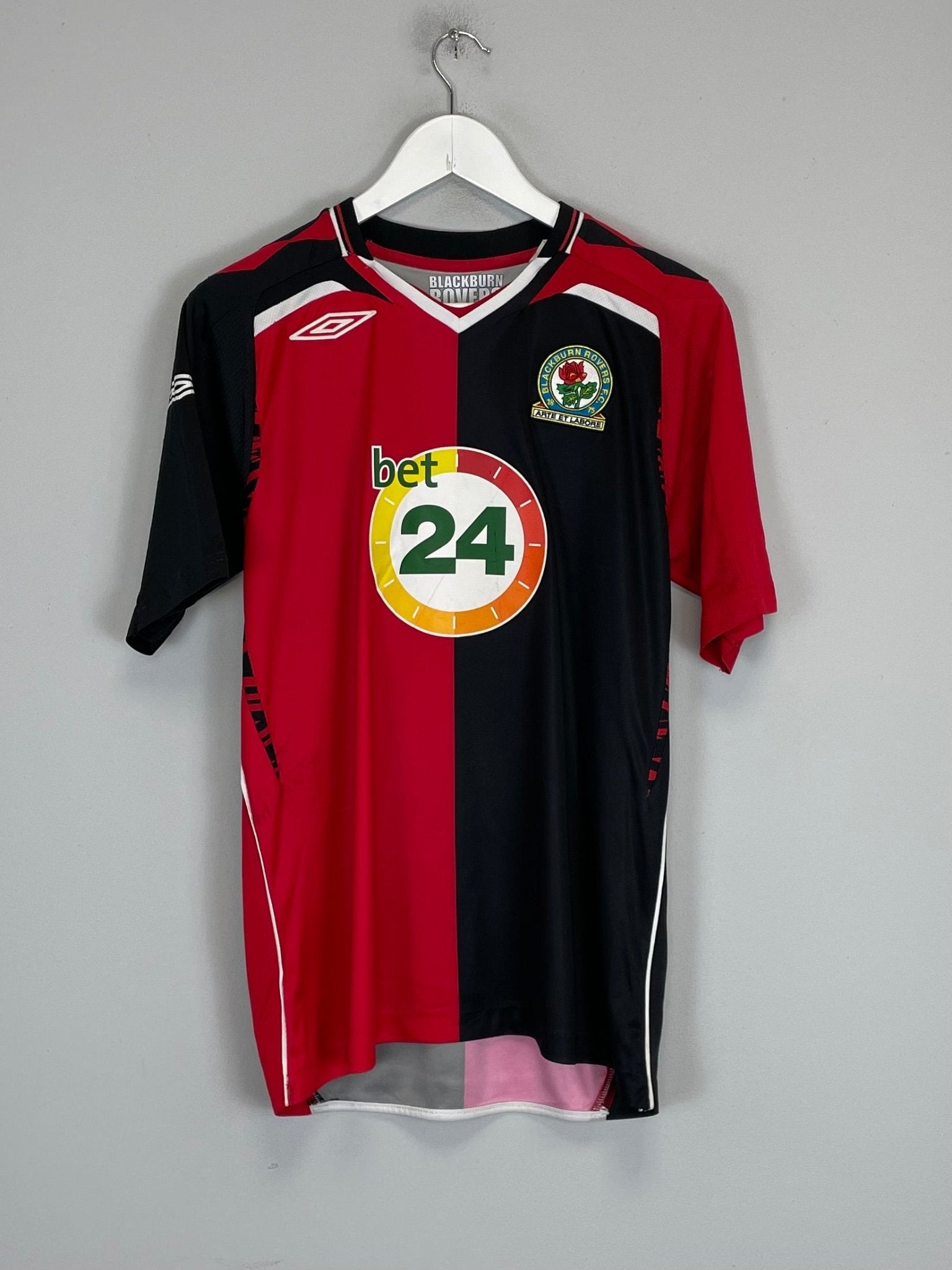 Shop 2007/08 BLACKBURN TUGAY #5 AWAY SHIRT (S) UMBRO, classic football shirts, vintage football shirts & retro soccer jerseys at Cult Kits