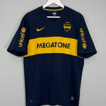 Shop 2007/08 BOCA JUNIORS HOME SHIRT (L) NIKE, classic football shirts, vintage football shirts & retro soccer jerseys at Cult Kits