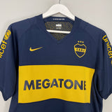 Shop 2007/08 BOCA JUNIORS PALACIO #14 HOME SHIRT (M) NIKE, classic football shirts, vintage football shirts & retro soccer jerseys at Cult Kits