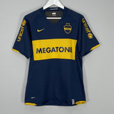 Shop 2007/08 BOCA JUNIORS PALACIO #14 HOME SHIRT (M) NIKE, classic football shirts, vintage football shirts & retro soccer jerseys at Cult Kits