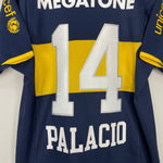 Shop 2007/08 BOCA JUNIORS PALACIO #14 HOME SHIRT (M) NIKE, classic football shirts, vintage football shirts & retro soccer jerseys at Cult Kits