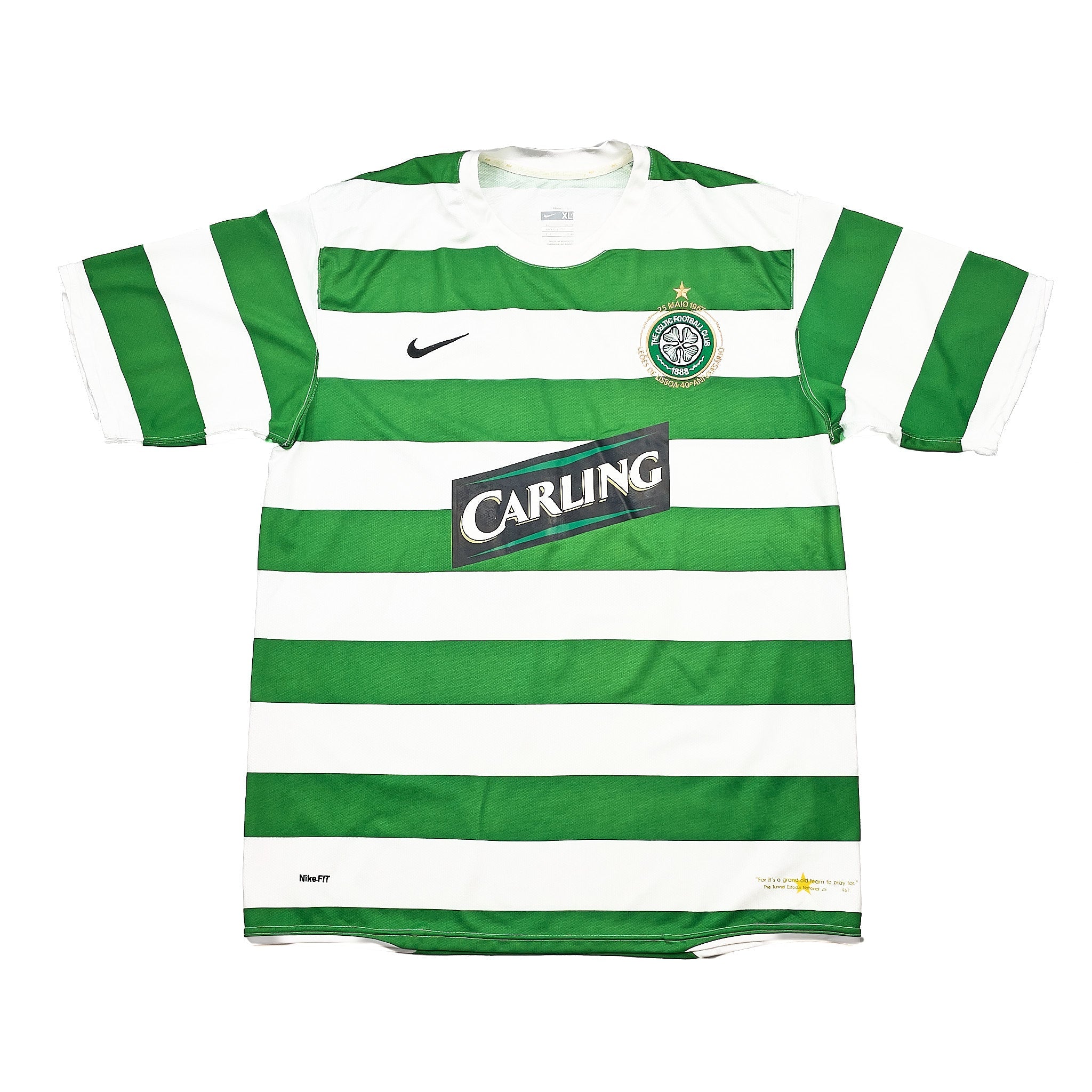 Buy 2007/08 Celtic Nakamura 25 *40 Year Lisbon* Home Shirt (XL) Nike ~ Free worldwide shipping available ~ Authentic Vintage Football Shirts from Cult Kits