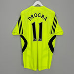 Shop 2007/08 CHELSEA DROGBA #11 AWAY SHIRT (L) ADIDAS, classic football shirts, vintage football shirts & retro soccer jerseys at Cult Kits