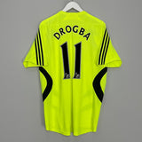 Shop 2007/08 CHELSEA DROGBA #11 AWAY SHIRT (L) ADIDAS, classic football shirts, vintage football shirts & retro soccer jerseys at Cult Kits