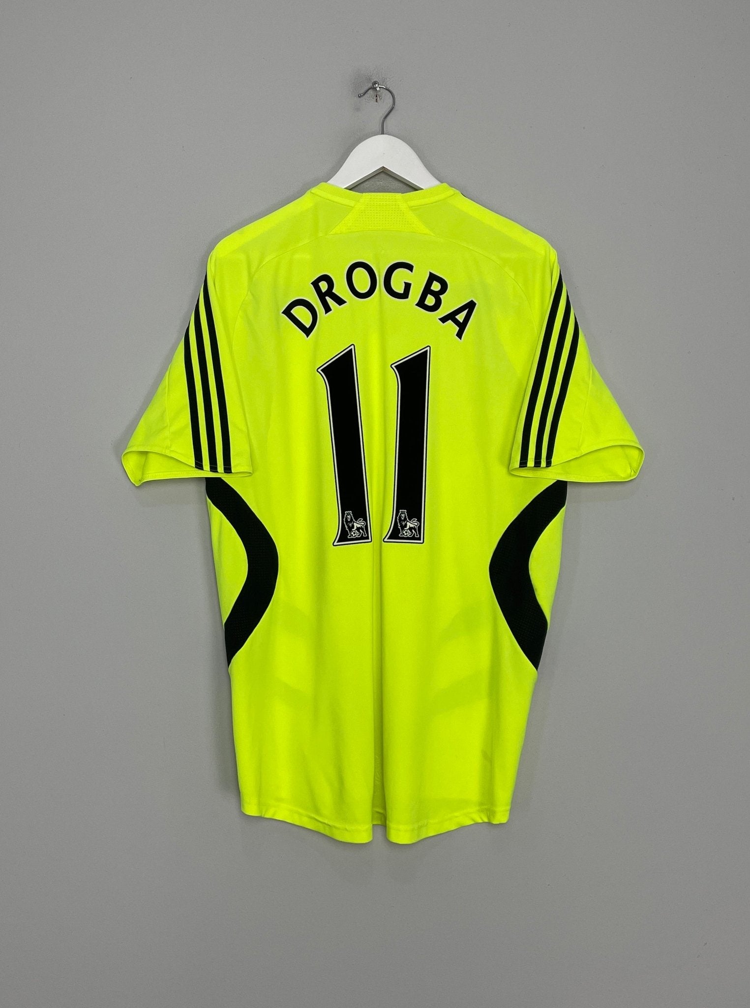 Shop 2007/08 CHELSEA DROGBA #11 AWAY SHIRT (L) ADIDAS, classic football shirts, vintage football shirts & retro soccer jerseys at Cult Kits