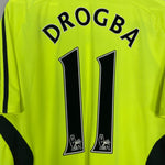 Shop 2007/08 CHELSEA DROGBA #11 AWAY SHIRT (L) ADIDAS, classic football shirts, vintage football shirts & retro soccer jerseys at Cult Kits