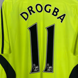 Shop 2007/08 CHELSEA DROGBA #11 AWAY SHIRT (L) ADIDAS, classic football shirts, vintage football shirts & retro soccer jerseys at Cult Kits