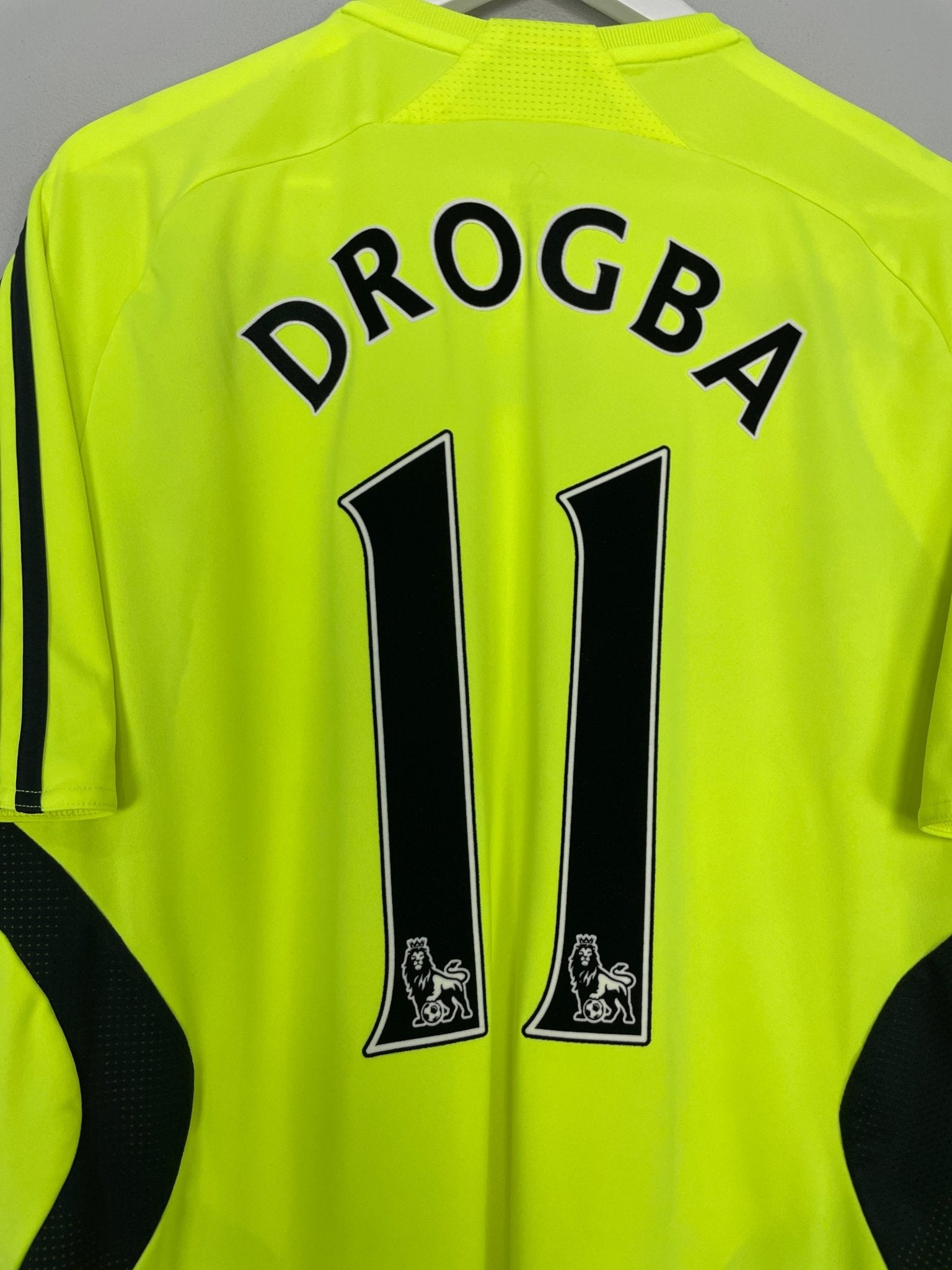 Shop 2007/08 CHELSEA DROGBA #11 AWAY SHIRT (L) ADIDAS, classic football shirts, vintage football shirts & retro soccer jerseys at Cult Kits