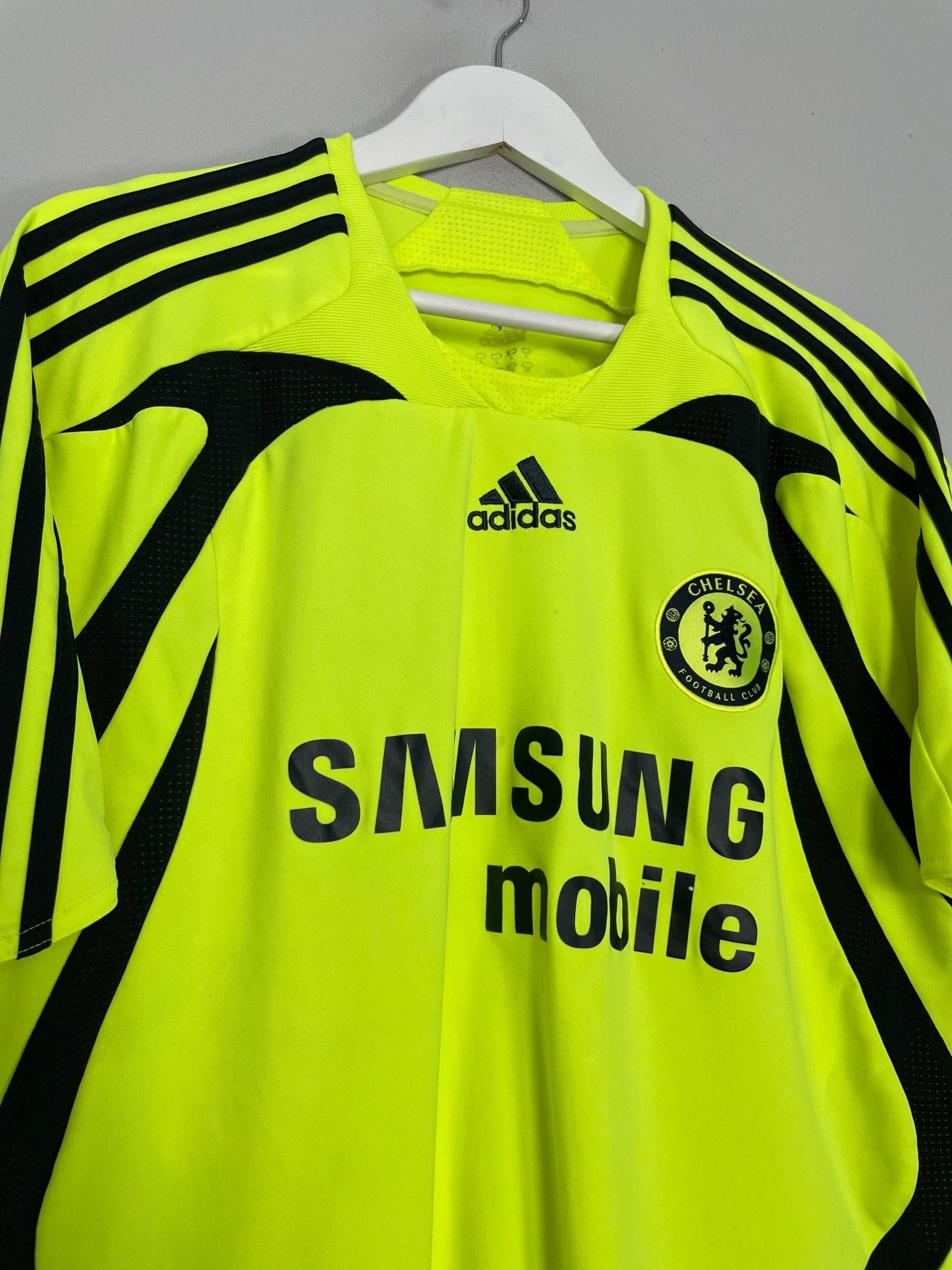 Shop 2007/08 CHELSEA DROGBA #11 AWAY SHIRT (L) ADIDAS, classic football shirts, vintage football shirts & retro soccer jerseys at Cult Kits