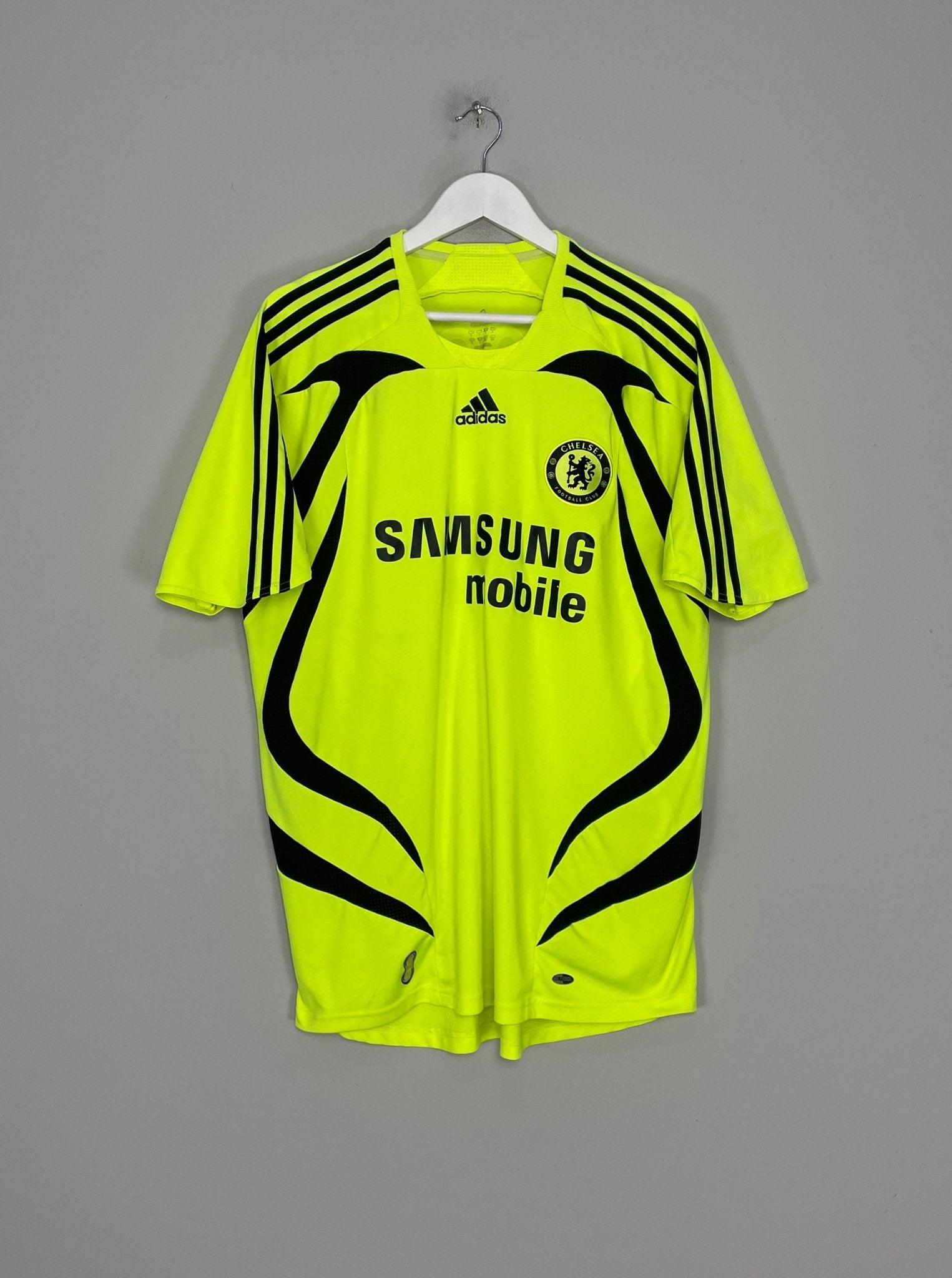 Shop 2007/08 CHELSEA DROGBA #11 AWAY SHIRT (L) ADIDAS, classic football shirts, vintage football shirts & retro soccer jerseys at Cult Kits