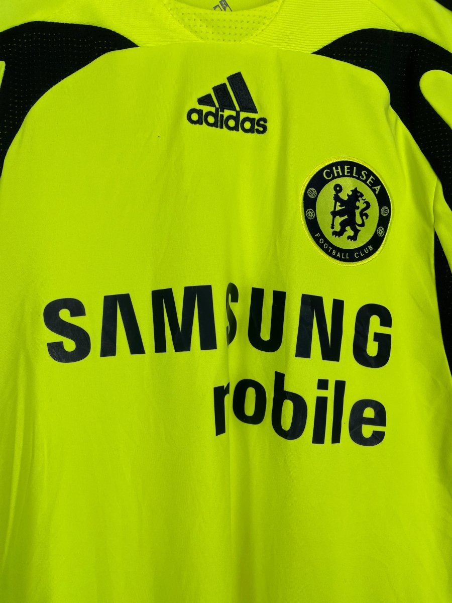 2007/08 CHELSEA DROGBA 11 AWAY SHIRT (S) ADIDAS - Cult Kits - Small - Buy Vintage Football Shirts, Authentic Retro Football Shirts For Sale, Classic Football Shirts & Soccer Jersey