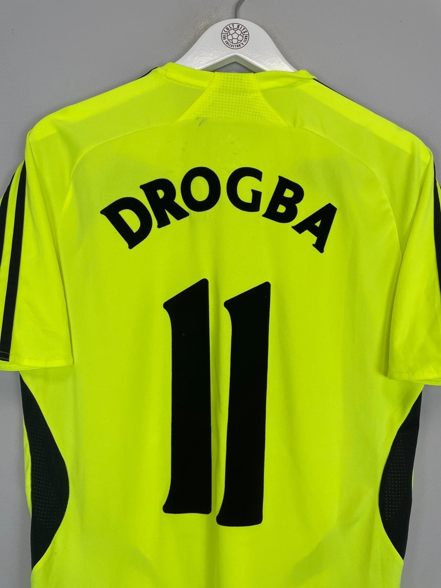 2007/08 CHELSEA DROGBA 11 AWAY SHIRT (S) ADIDAS - Cult Kits - Small - Buy Vintage Football Shirts, Authentic Retro Football Shirts For Sale, Classic Football Shirts & Soccer Jersey