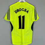 2007/08 CHELSEA DROGBA 11 AWAY SHIRT (S) ADIDAS - Cult Kits - Small - Buy Vintage Football Shirts, Authentic Retro Football Shirts For Sale, Classic Football Shirts & Soccer Jersey