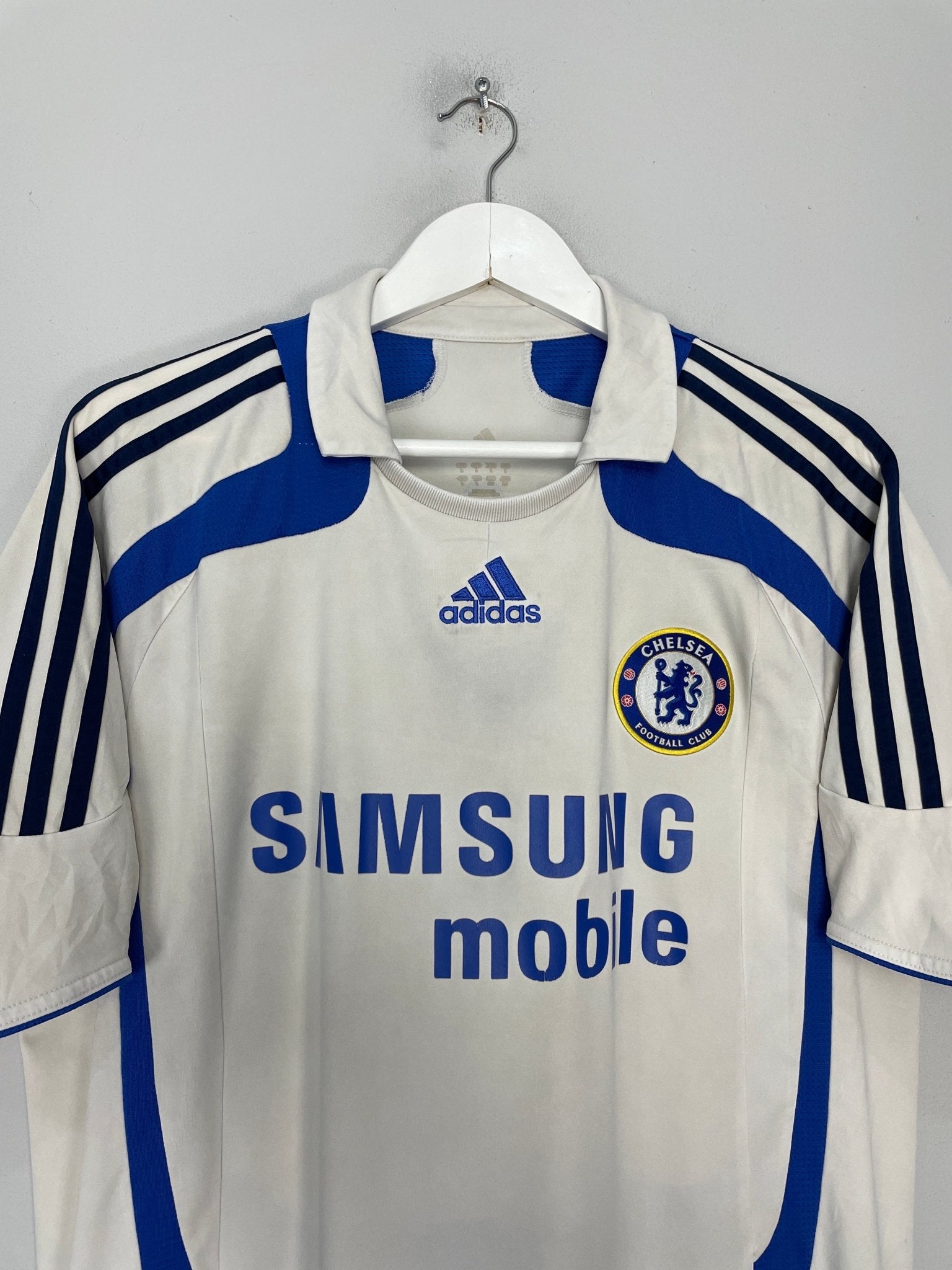 Shop 2007/08 CHELSEA LAMPARD #8 AWAY SHIRT (L) ADIDAS, classic football shirts, vintage football shirts & retro soccer jerseys at Cult Kits