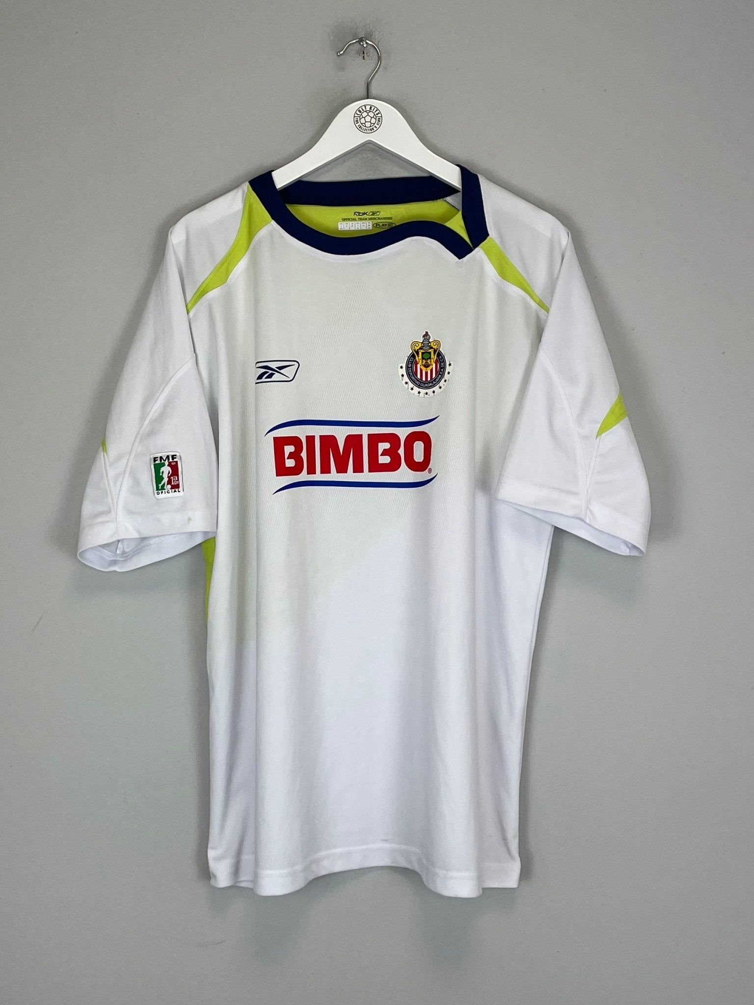 Shop 2007/08 CHIVAS GUADALAJARA AWAY SHIRT (XL) REEBOK, classic football shirts, vintage football shirts & retro soccer jerseys at Cult Kits