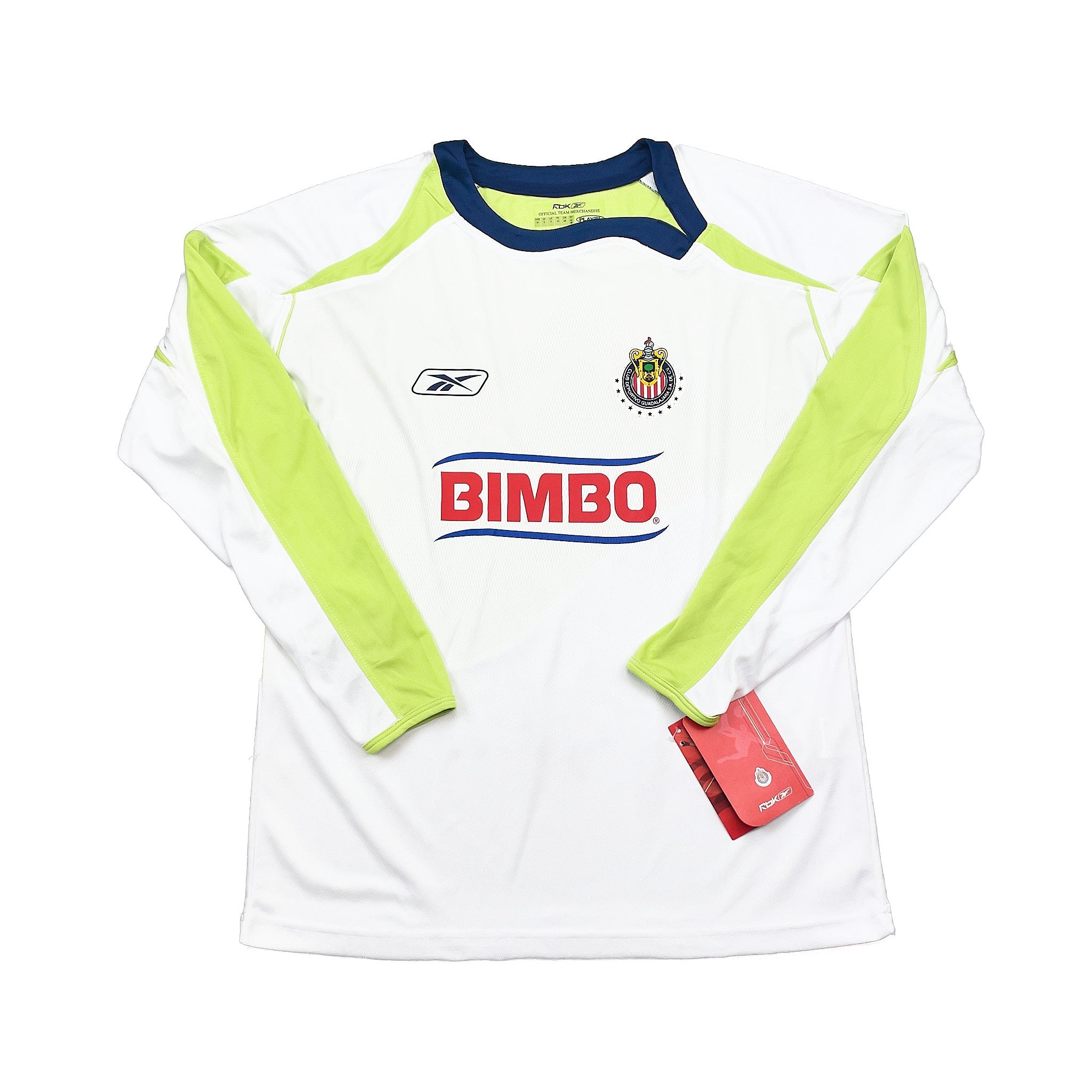 Buy 2007/08 Chivas Guadalajara Chicharito 25 *BNWT* L/S Away Shirt (S) Reebok ~ Free worldwide shipping available ~ Authentic Vintage Football Shirts from Cult Kits