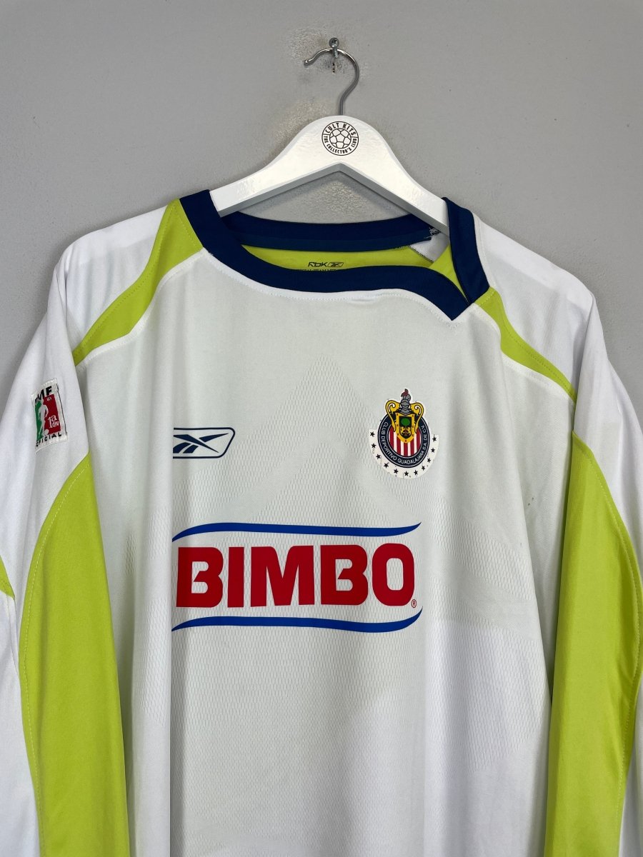 2007/08 CHIVAS GUADALAJARA CHICHARITO 25 *BNWT* L/S AWAY SHIRT (XL) REEBOK - Cult Kits - XL - Buy Vintage Football Shirts, Authentic Retro Football Shirts For Sale, Classic Football Shirts & Soccer Jersey