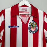 Shop 2007/08 CHIVAS GUADALAJARA SPECIAL HOME SHIRT (S) REEBOK, classic football shirts, vintage football shirts & retro soccer jerseys at Cult Kits