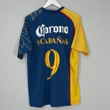 Shop 2007/08 CLUB AMERICA CABANAS #9 AWAY SHIRT (XL) NIKE, classic football shirts, vintage football shirts & retro soccer jerseys at Cult Kits