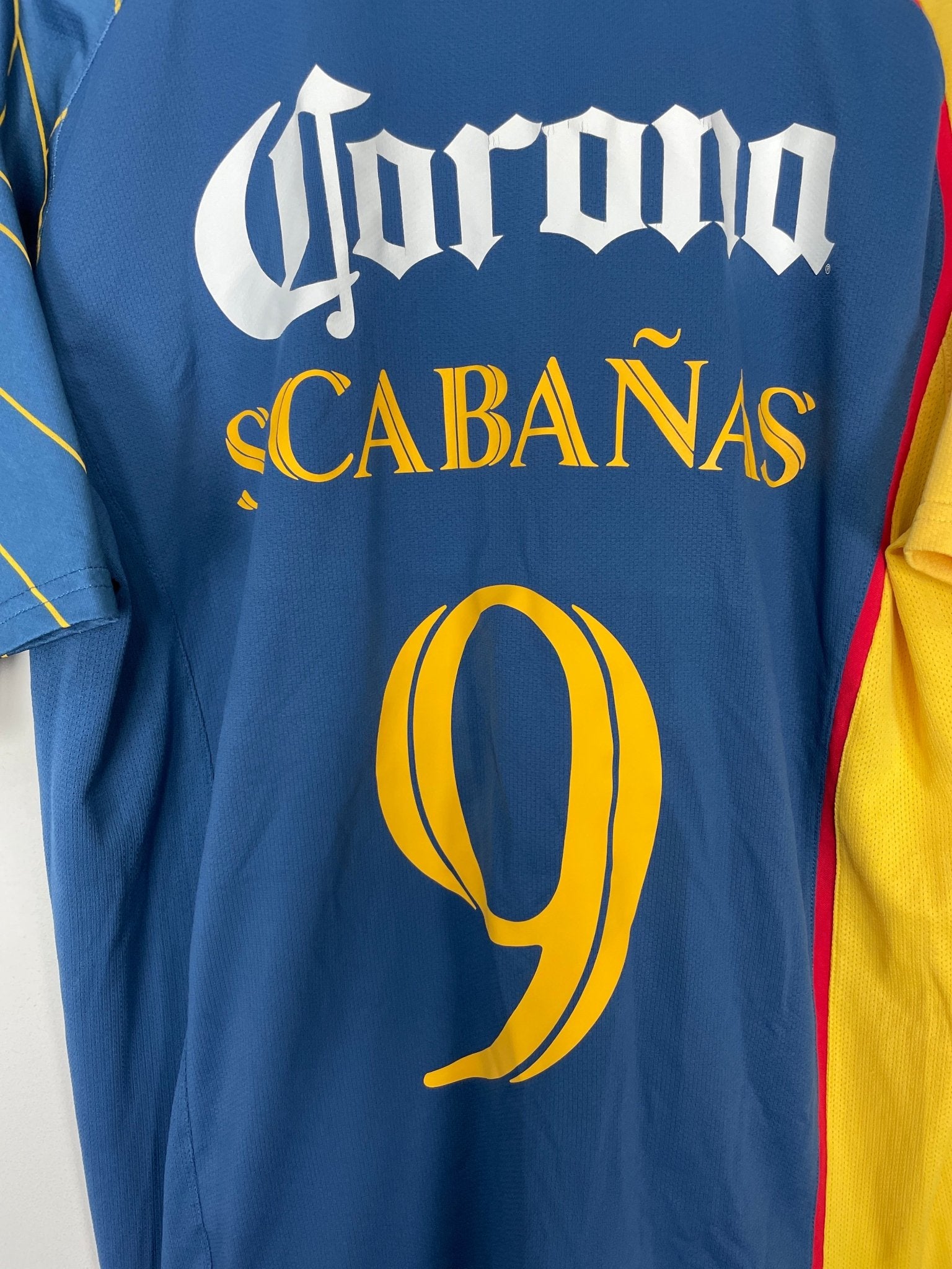 Shop 2007/08 CLUB AMERICA CABANAS #9 AWAY SHIRT (XL) NIKE, classic football shirts, vintage football shirts & retro soccer jerseys at Cult Kits