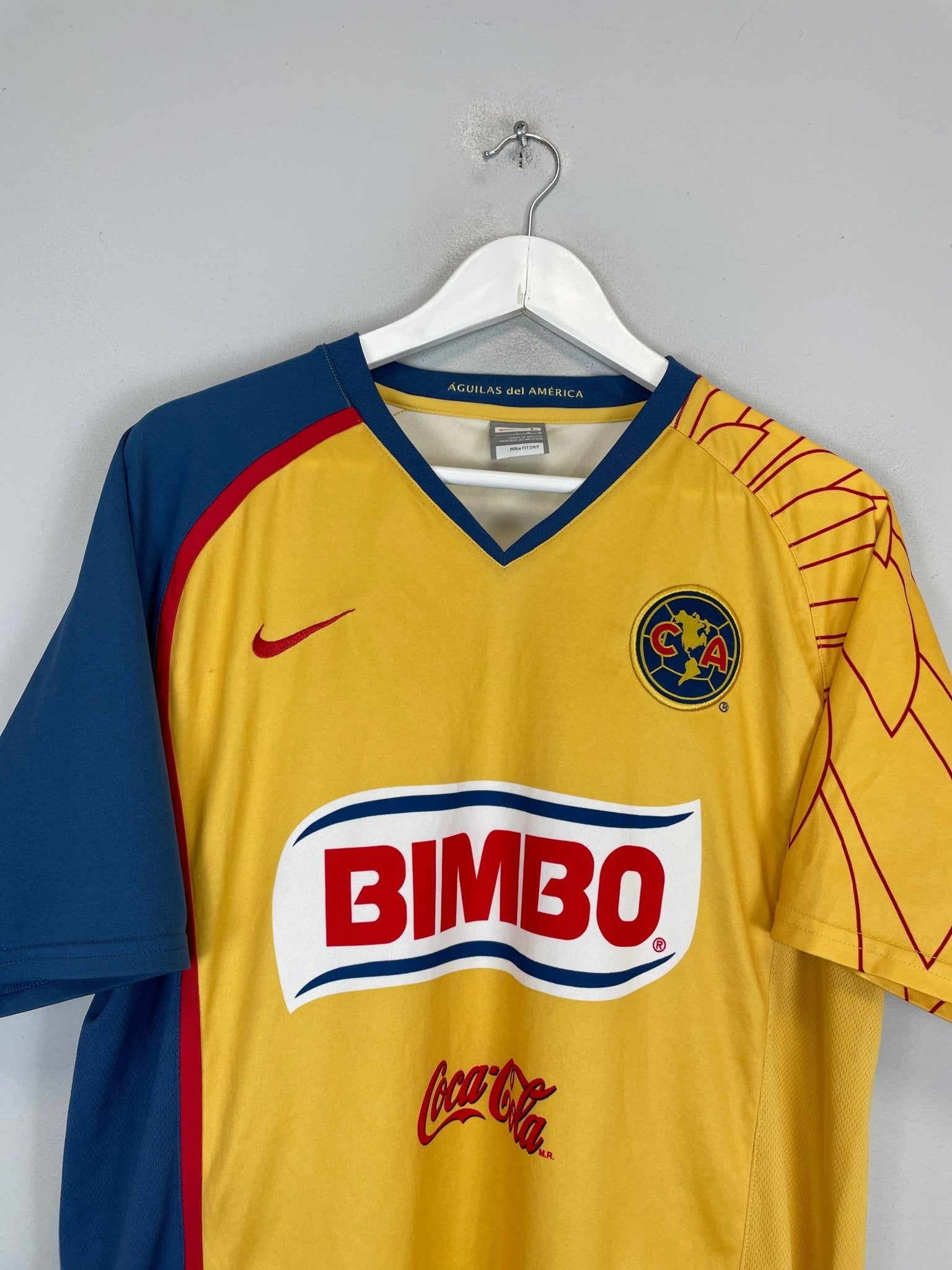 Shop 2007/08 CLUB AMERICA HOME SHIRT (L) NIKE, classic football shirts, vintage football shirts & retro soccer jerseys at Cult Kits