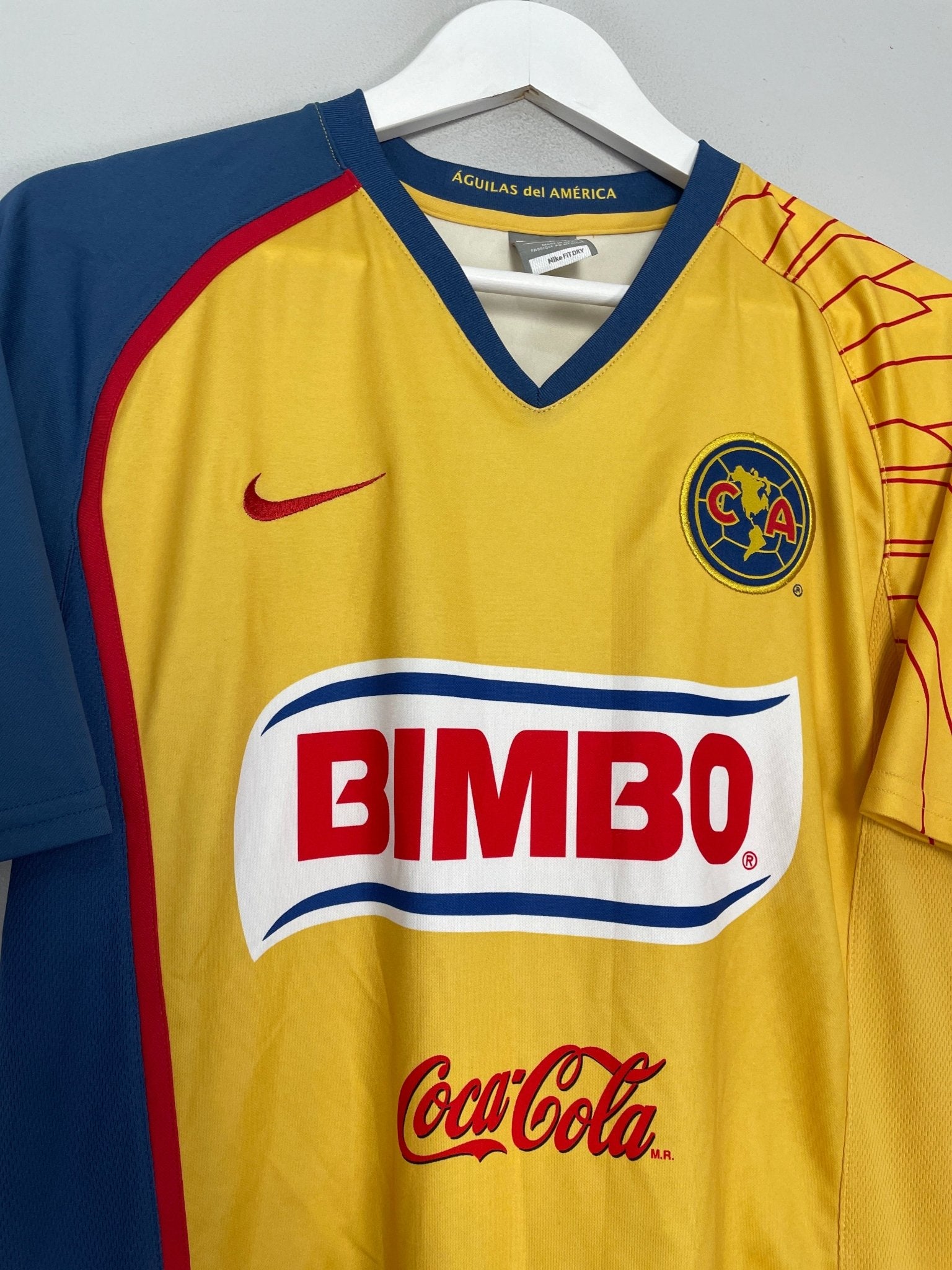 Shop 2007/08 CLUB AMERICA HOME SHIRT (M) NIKE, classic football shirts, vintage football shirts & retro soccer jerseys at Cult Kits