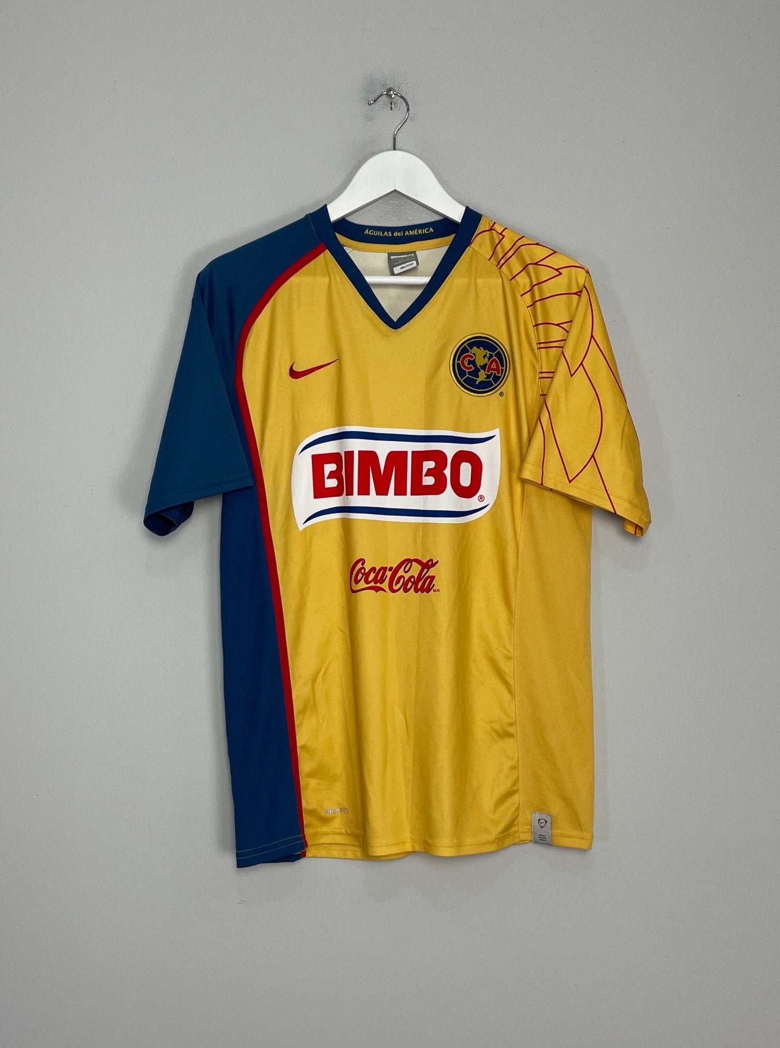 Shop 2007/08 CLUB AMERICA HOME SHIRT (M) NIKE, classic football shirts, vintage football shirts & retro soccer jerseys at Cult Kits
