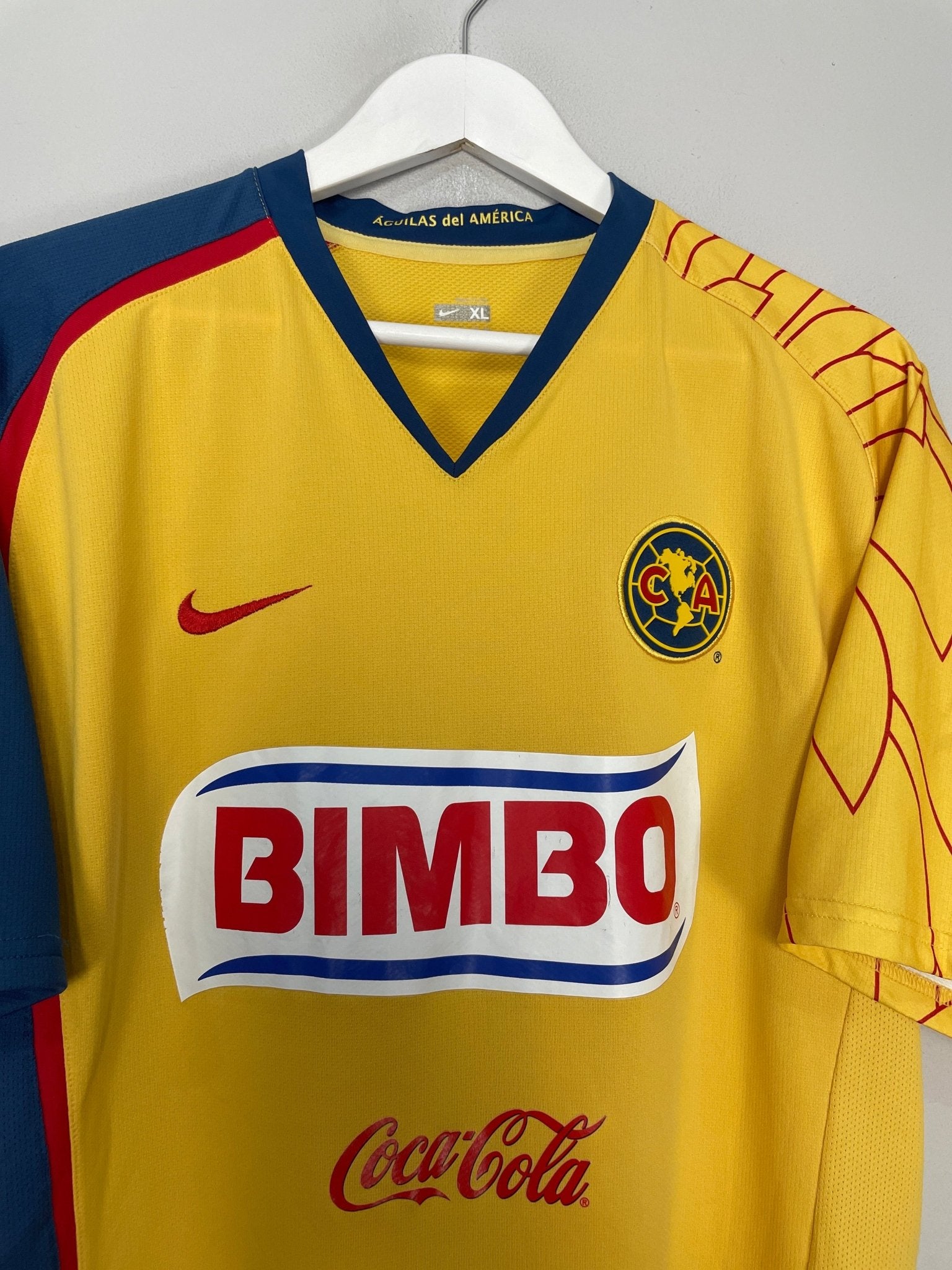 Shop 2007/08 CLUB AMERICA HOME SHIRT (XL) NIKE, classic football shirts, vintage football shirts & retro soccer jerseys at Cult Kits