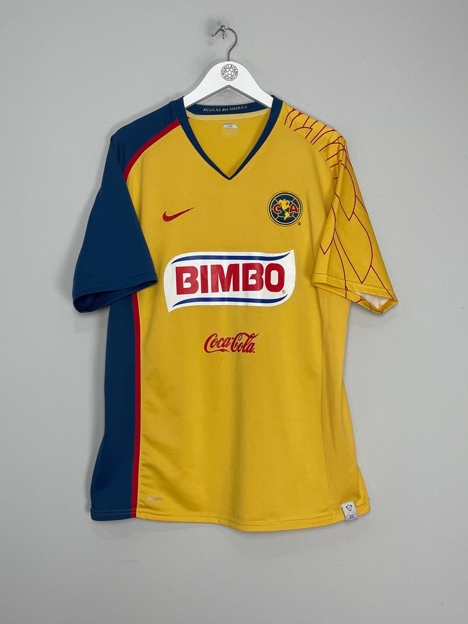 Shop 2007/08 CLUB AMERICA HOME SHIRT (XL) NIKE, classic football shirts, vintage football shirts & retro soccer jerseys at Cult Kits