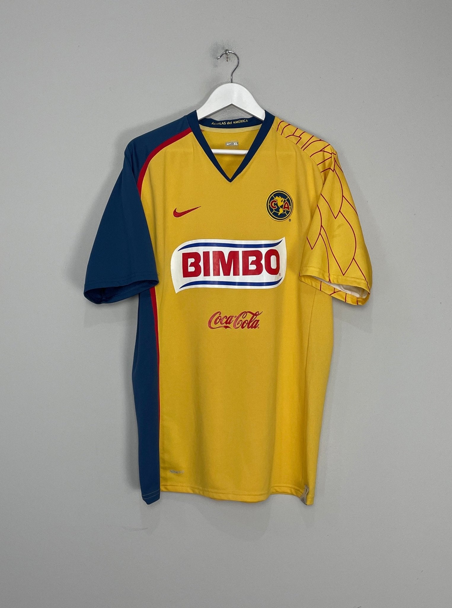 Shop 2007/08 CLUB AMERICA HOME SHIRT (XL) NIKE, classic football shirts, vintage football shirts & retro soccer jerseys at Cult Kits