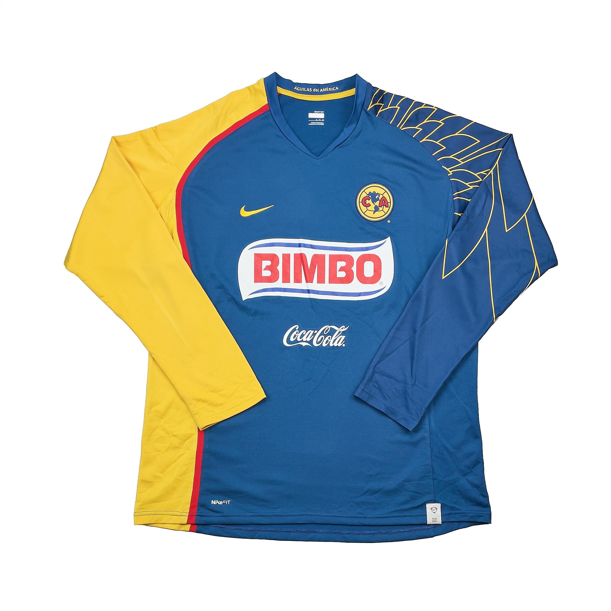 Buy 2007/08 Club America L/S Away Shirt (XL) Nike ~ Free worldwide shipping available ~ Authentic Vintage Football Shirts from Cult Kits