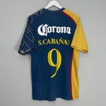 Shop 2007/08 CLUB AMERICA S.CABANAS #9 AWAY SHIRT (L) NIKE, classic football shirts, vintage football shirts & retro soccer jerseys at Cult Kits