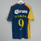Shop 2007/08 CLUB AMERICA S.CABANAS #9 AWAY SHIRT (L) NIKE, classic football shirts, vintage football shirts & retro soccer jerseys at Cult Kits
