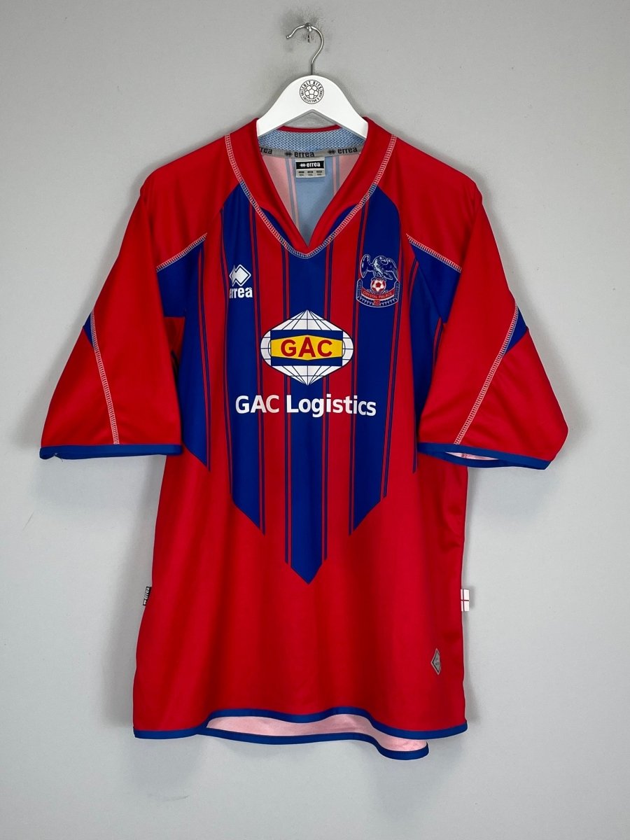 2007/08 CRYSTAL PALACE HOME SHIRT (XXL) ERREA - Cult Kits - XXL - Buy Vintage Football Shirts, Authentic Retro Football Shirts For Sale, Classic Football Shirts & Soccer Jersey