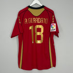 Shop 2007/08 DEPORTIVO LA CORUNA GUARDADO #18 THIRD SHIRT (XL) CANTERBURY, classic football shirts, vintage football shirts & retro soccer jerseys at Cult Kits