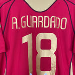 Shop 2007/08 DEPORTIVO LA CORUNA GUARDADO #18 THIRD SHIRT (XL) CANTERBURY, classic football shirts, vintage football shirts & retro soccer jerseys at Cult Kits