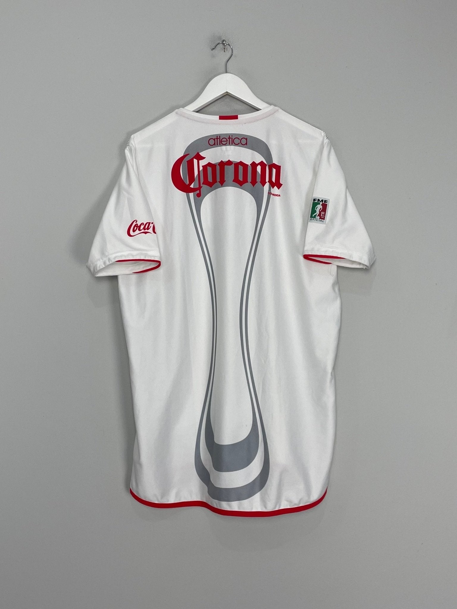 Shop 2007/08 DEPORTIVO TOLUCA AWAY SHIRT (L) ATLETICA, classic football shirts, vintage football shirts & retro soccer jerseys at Cult Kits