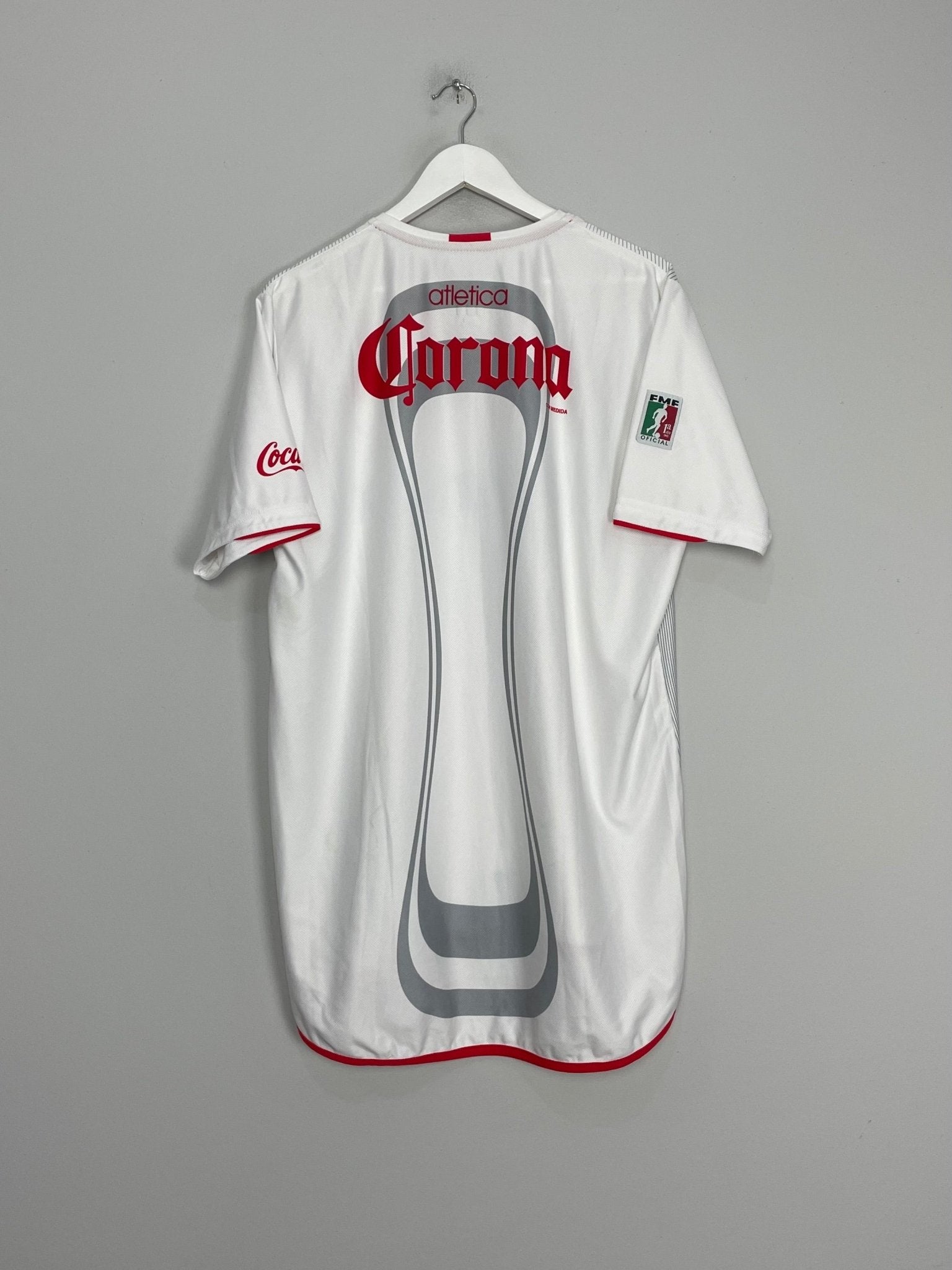 Shop 2007/08 DEPORTIVO TOLUCA AWAY SHIRT (L) ATLETICA, classic football shirts, vintage football shirts & retro soccer jerseys at Cult Kits